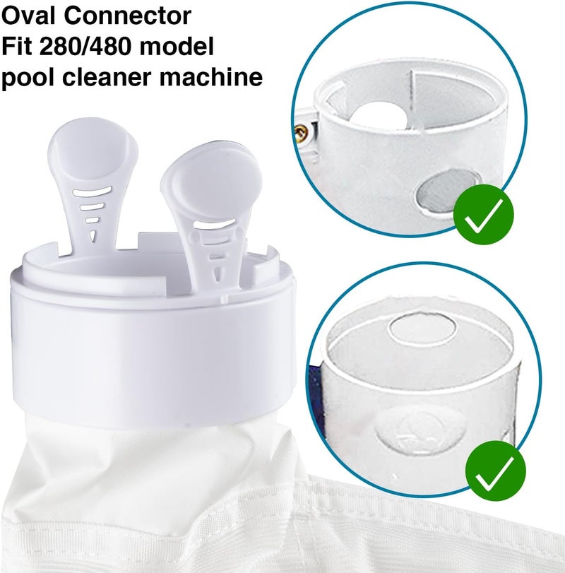 WONEWTH Pool Cleaner Bags with Zipper Replacement for Polaris 280, 480 Parts Pool Cleaner All Purpose Bag K16 K13 (2 Pack) - Image 4